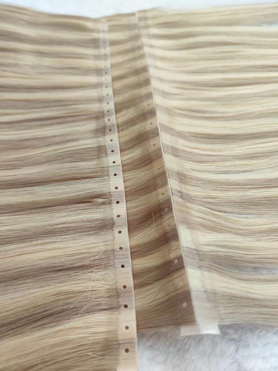 Surblond Beauty Butterfly Weft blonde color blend for fine hair selection